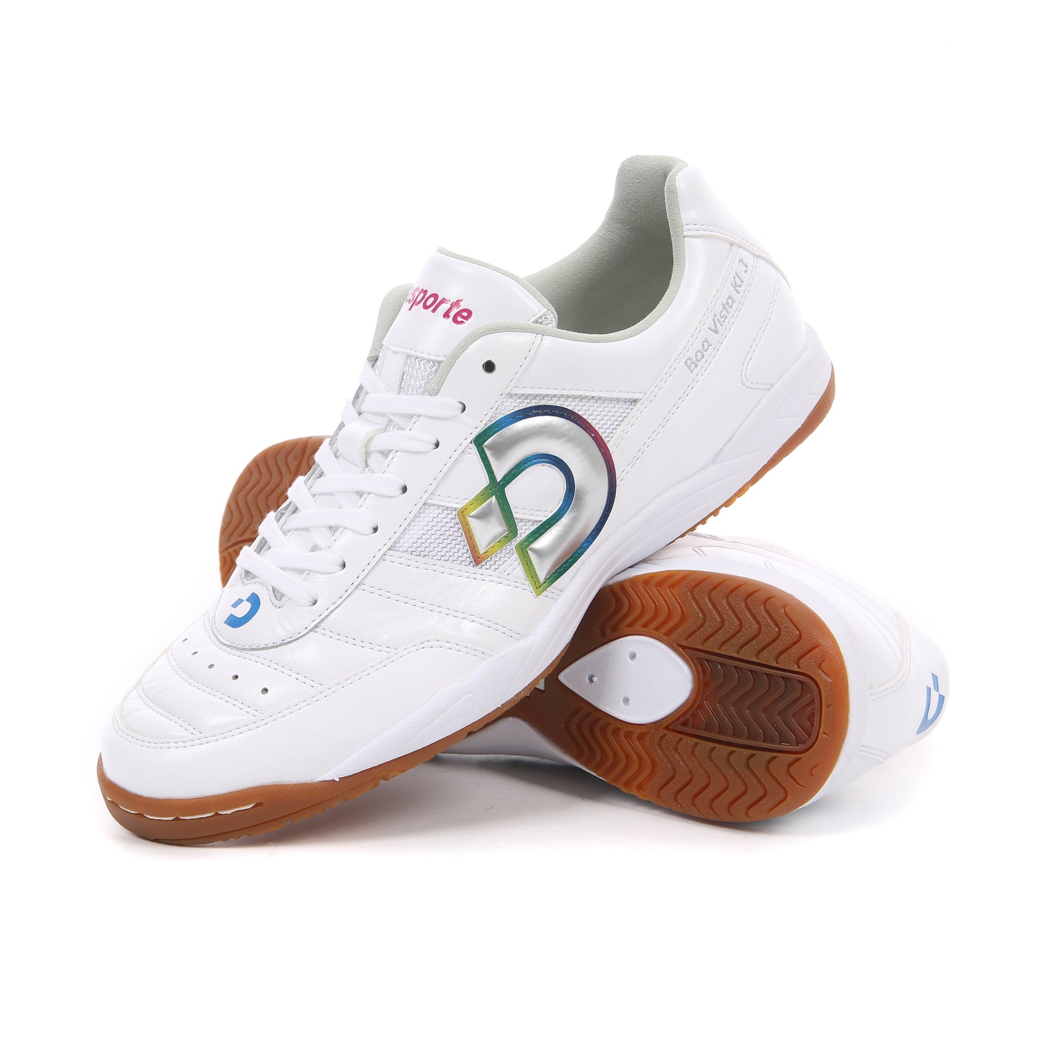 Desporte Boa Vista KI3 white silver futsal shoes