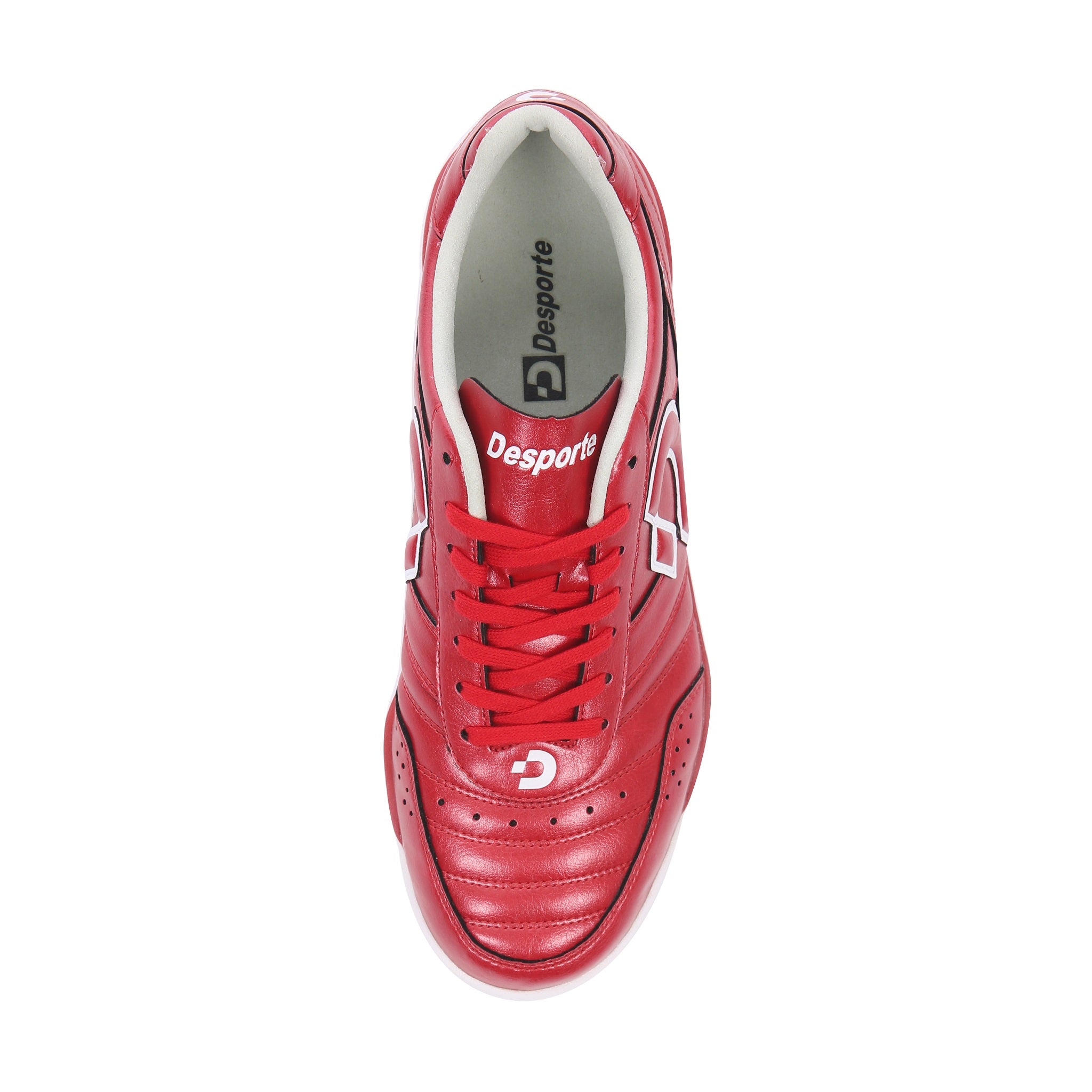 Desporte Campinas SP2 red futsal shoe synthetic suede leather insole and lining