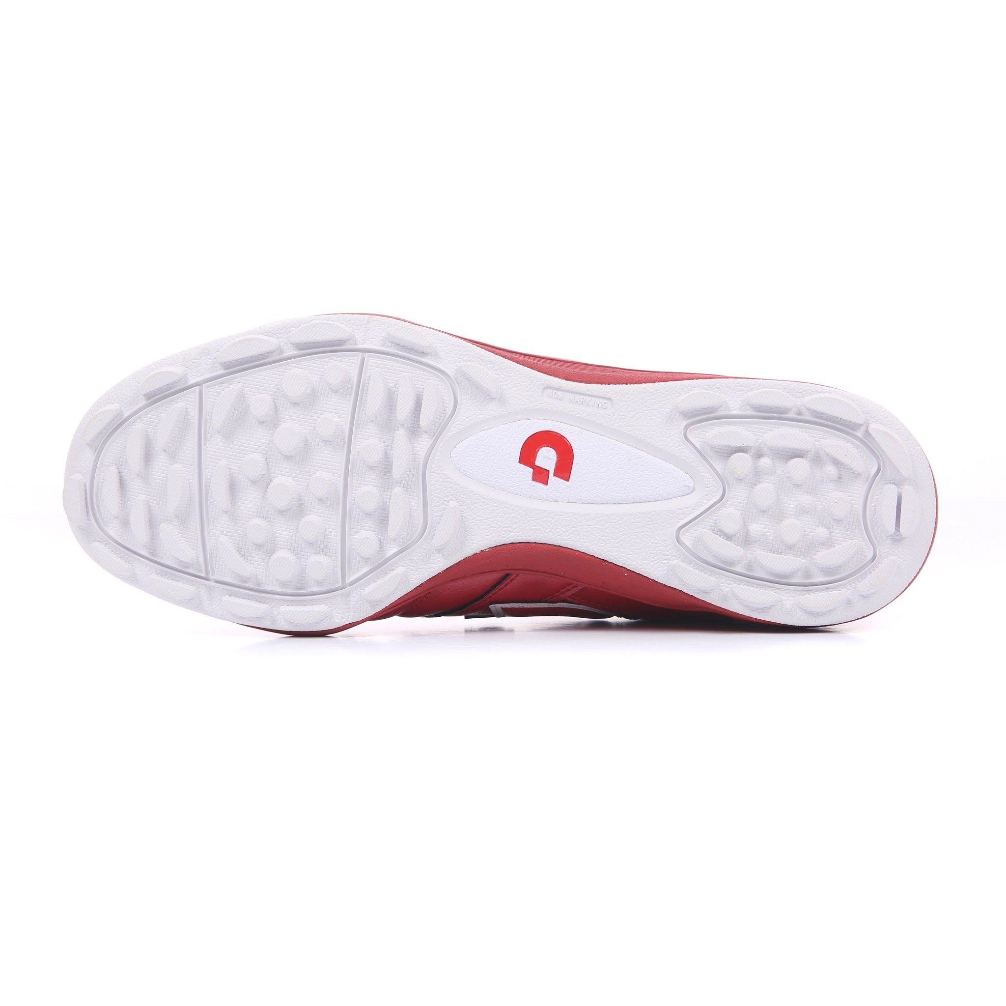 Desporte Campinas TF SP2 red turf soccer shoe white sole