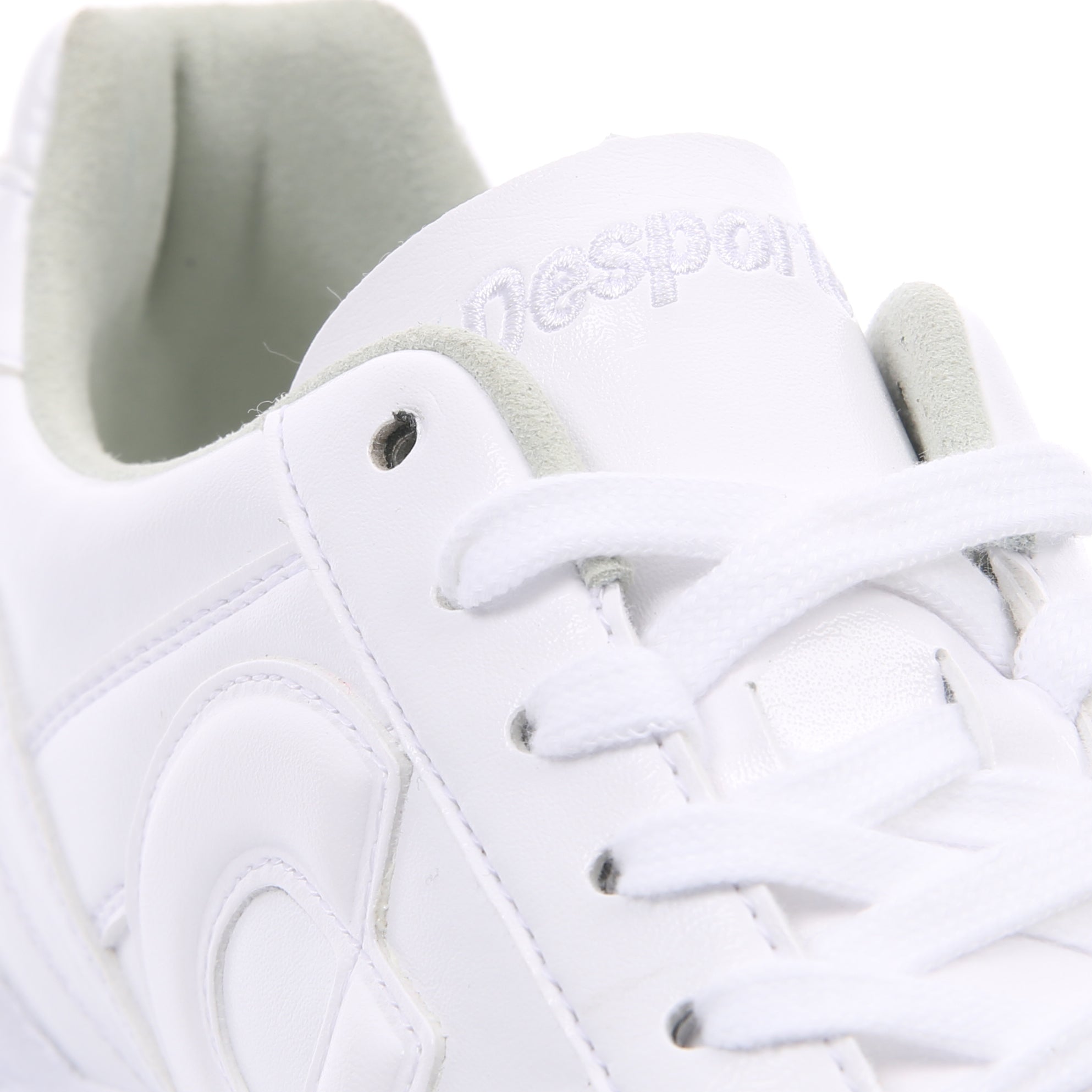 Desporte Campinas TF SP2 all white turf soccer shoe full synthetic leather upper and tongue