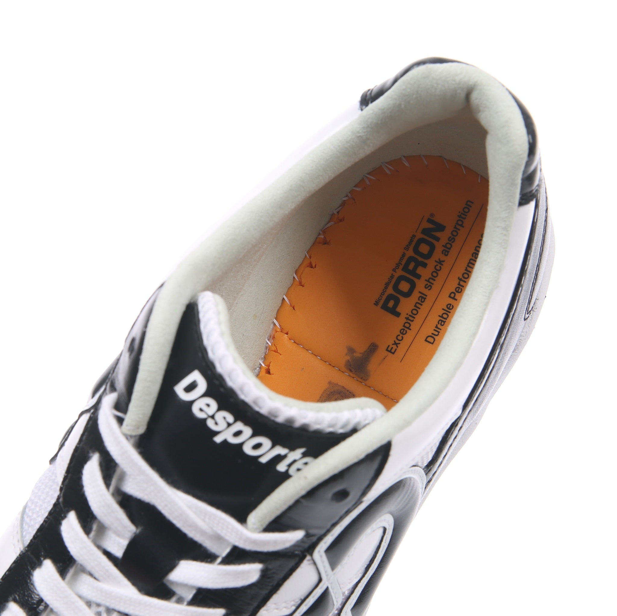 Desporte white and black Sao Luis KI3 futsal shoe with Poron memory foam cushioning