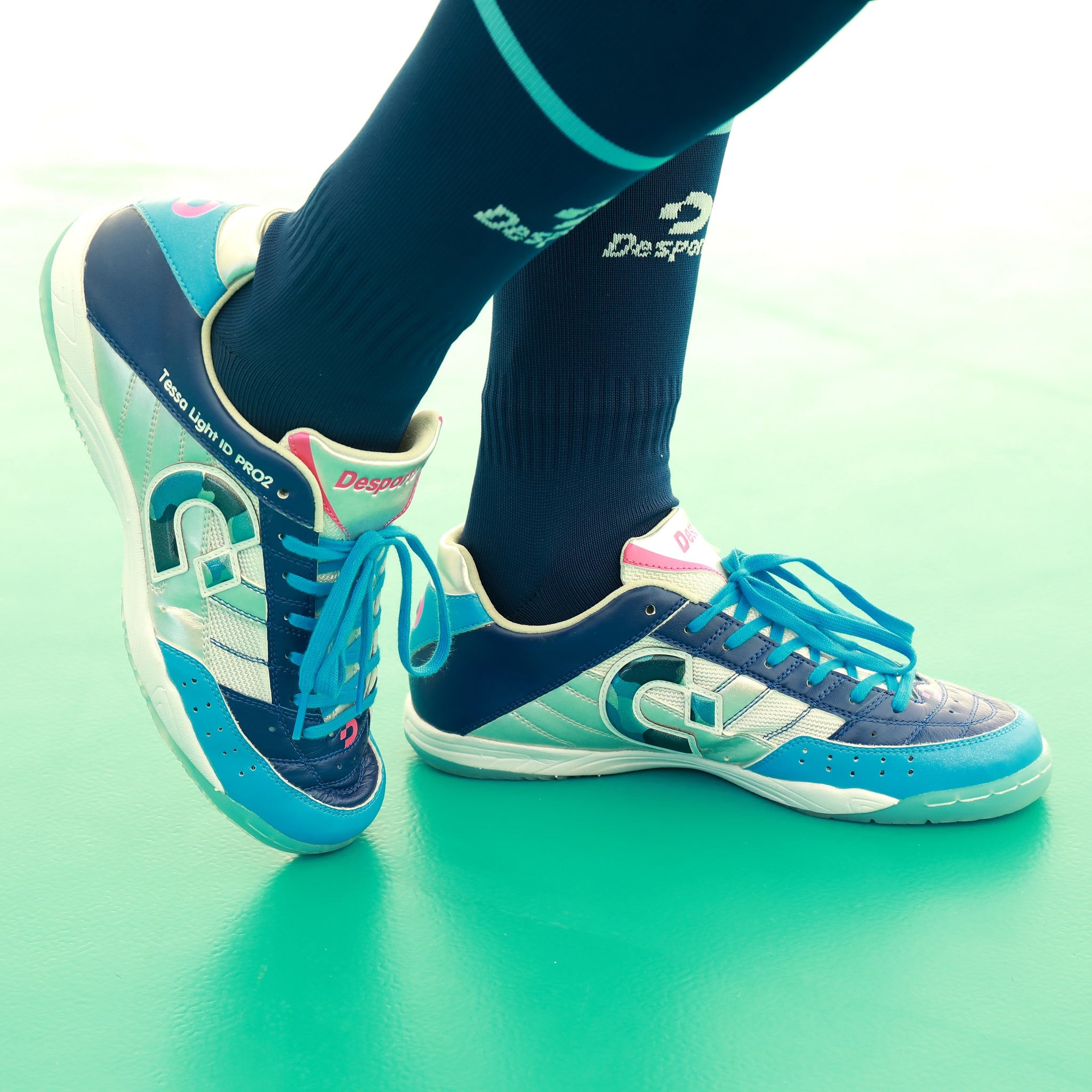 Futsal Shoes, Tessa Light ID PRO2 LTD, Blue/Blue-Camouflage | Desporte