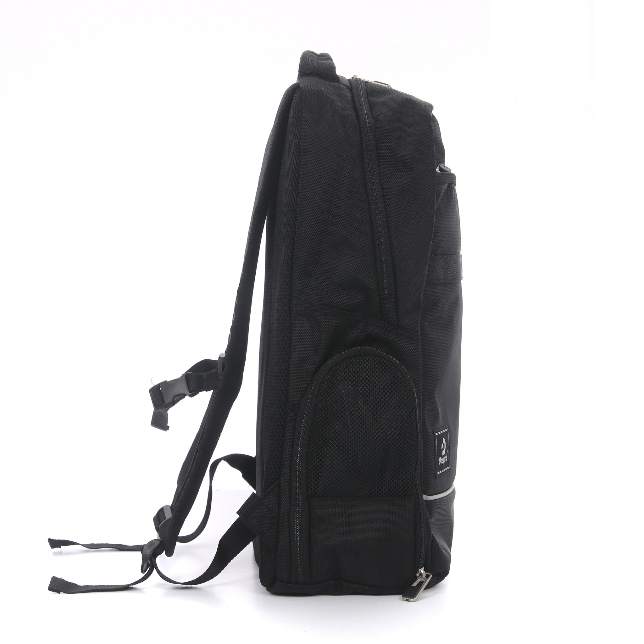 Desporte black backpack DSP-BACK12 side compartment for shoes