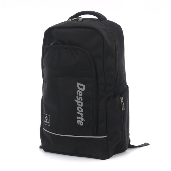 Desporte black backpack DSP-BACK12 adjustable side pocket for water bottle
