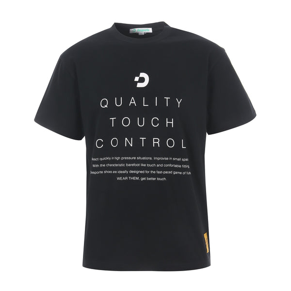 Desporte black 100% cotton t-shirt DSP-T52