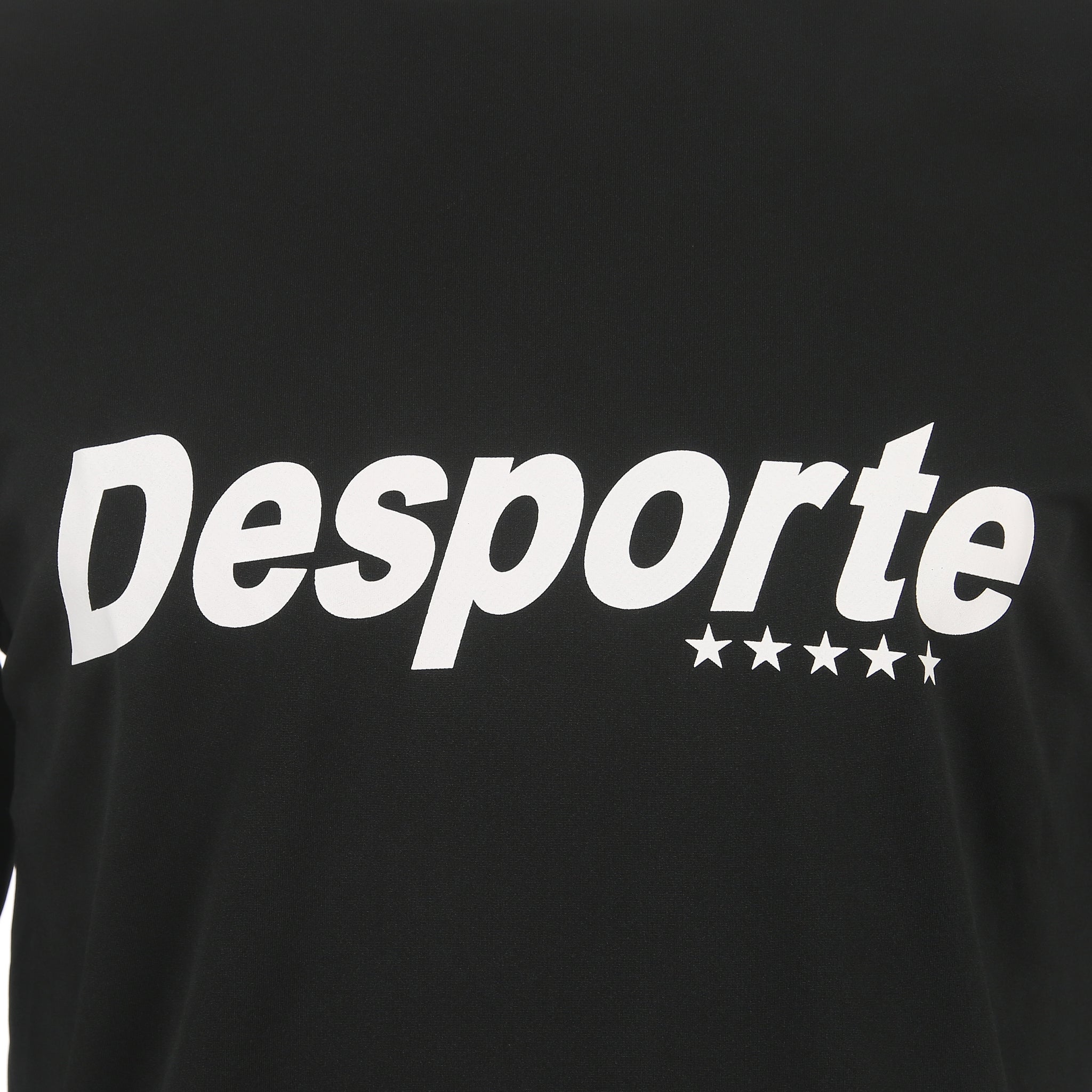 Desporte black long sleeve dry shirt DSP-DT-04L chest logo