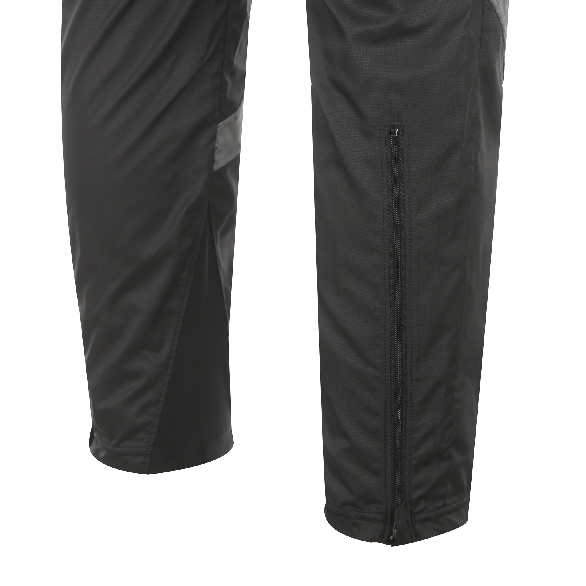 Desporte black windbreaker pants DSP-PP28SSL zippered lower leg