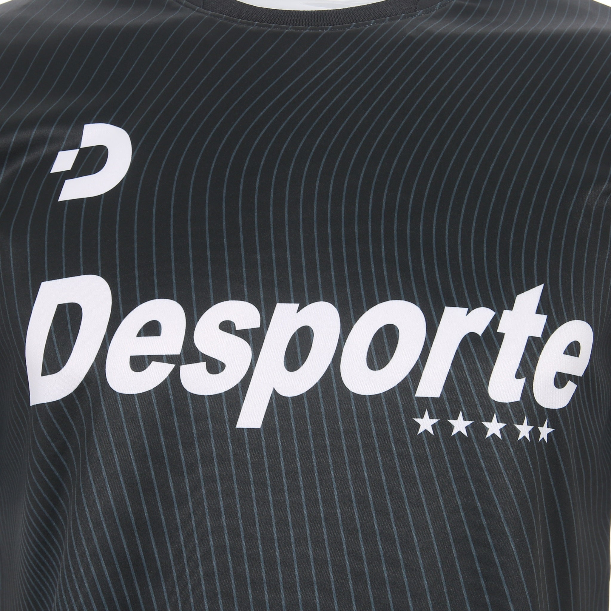 Desporte black futsal practice shirt DSP-BPS-35 chest logo