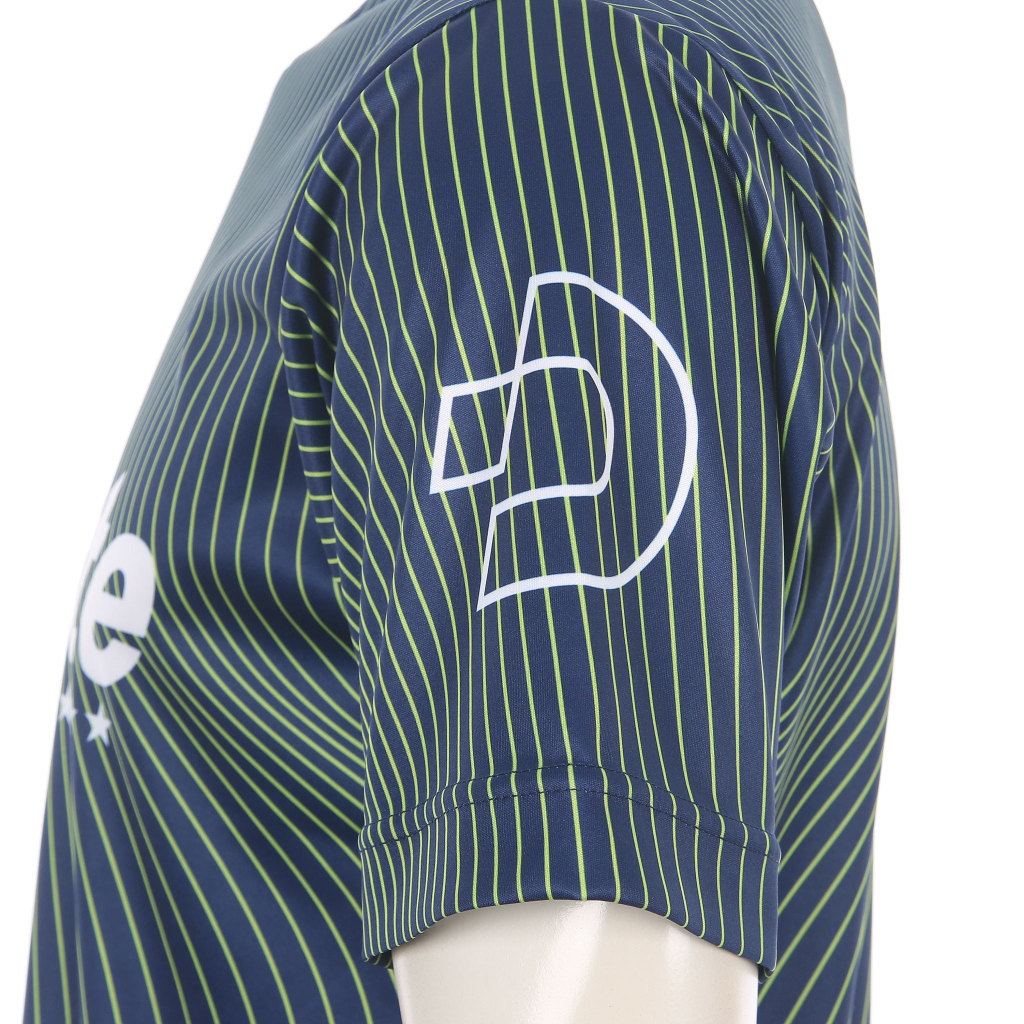 Desporte navy lime futsal practice shirt DSP-BPS-35 sleeve logo