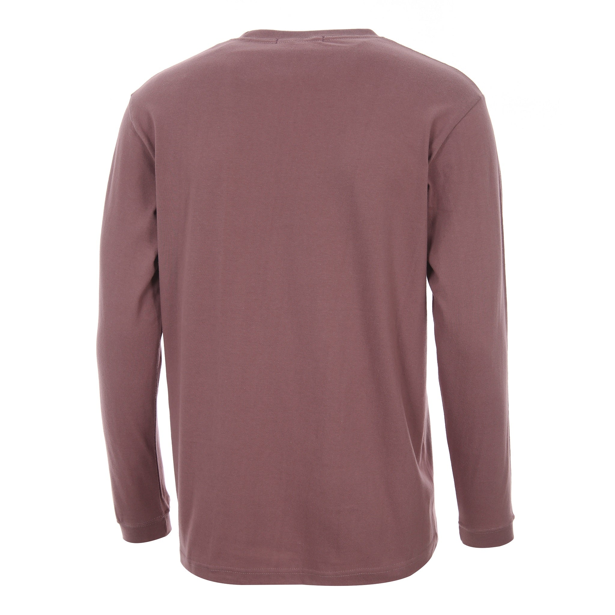 Desporte merlot long sleeve cotton t-shirt DSP-T50L back view