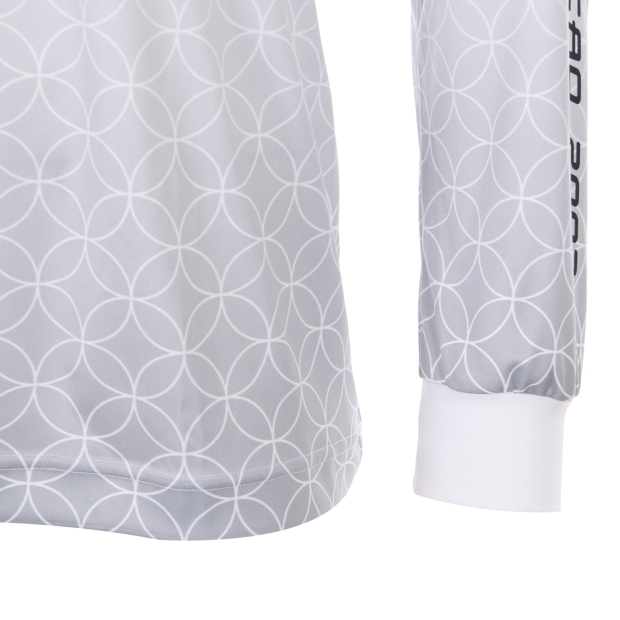 Desporte white quick-dry long sleeve practice shirt DSP-BPS-33L for futsal and soccer elastic cuff