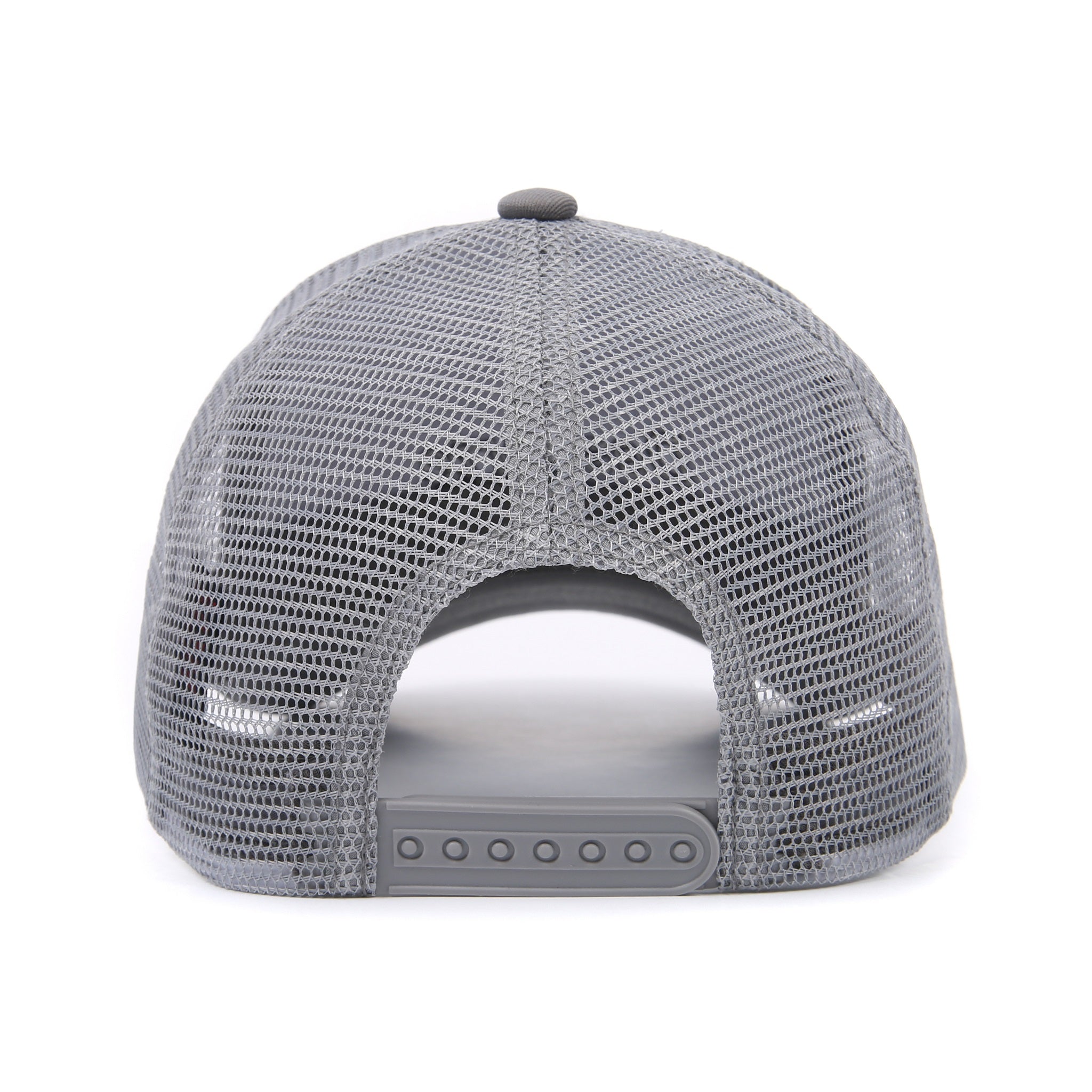 Desporte gray mesh snapback hat DSP-PC04 adjustable back closure