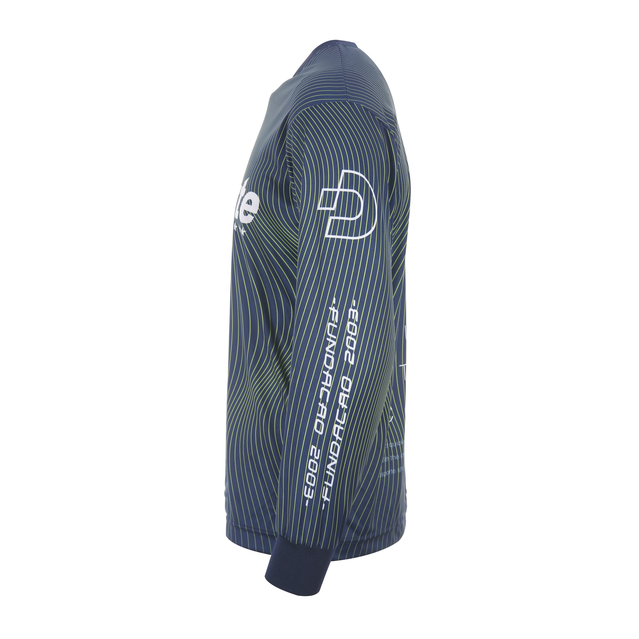 Desporte navy long sleeve practice shirt DSP-BPS-36L side view