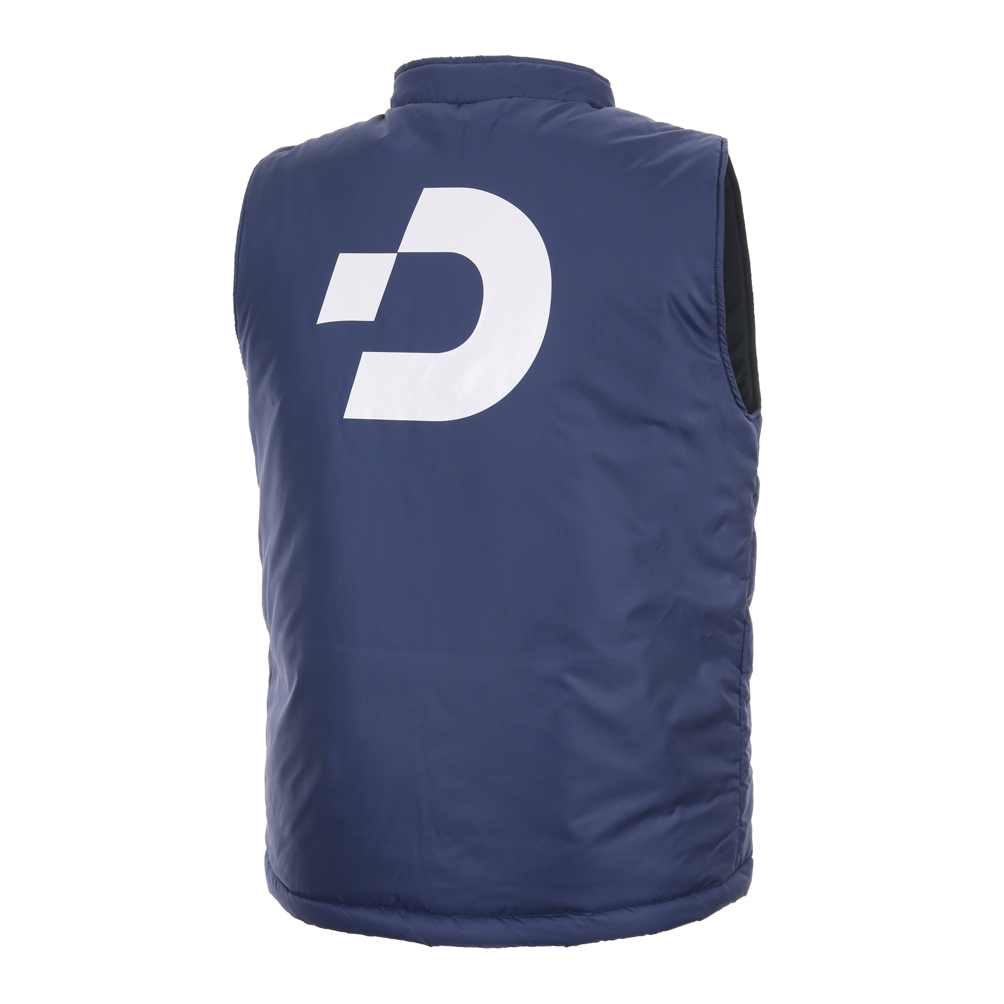 Desporte navy warm vest back view