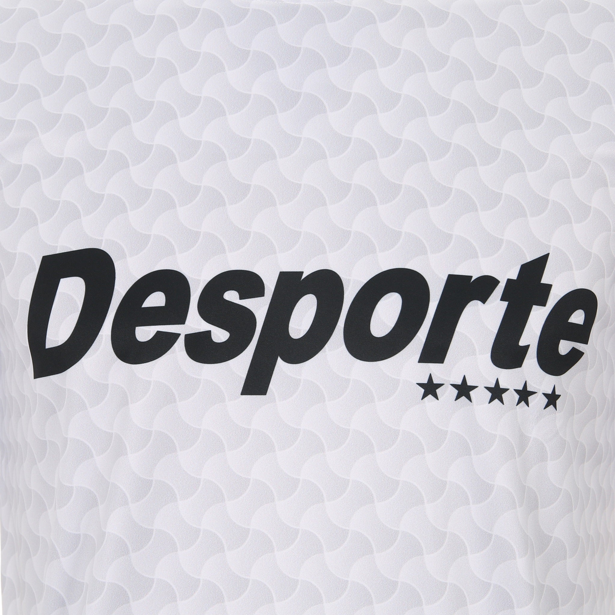 Desporte quick dry practice shirt DSP-BPS-25-AW-White-Gray for futsal and soccer chest logo