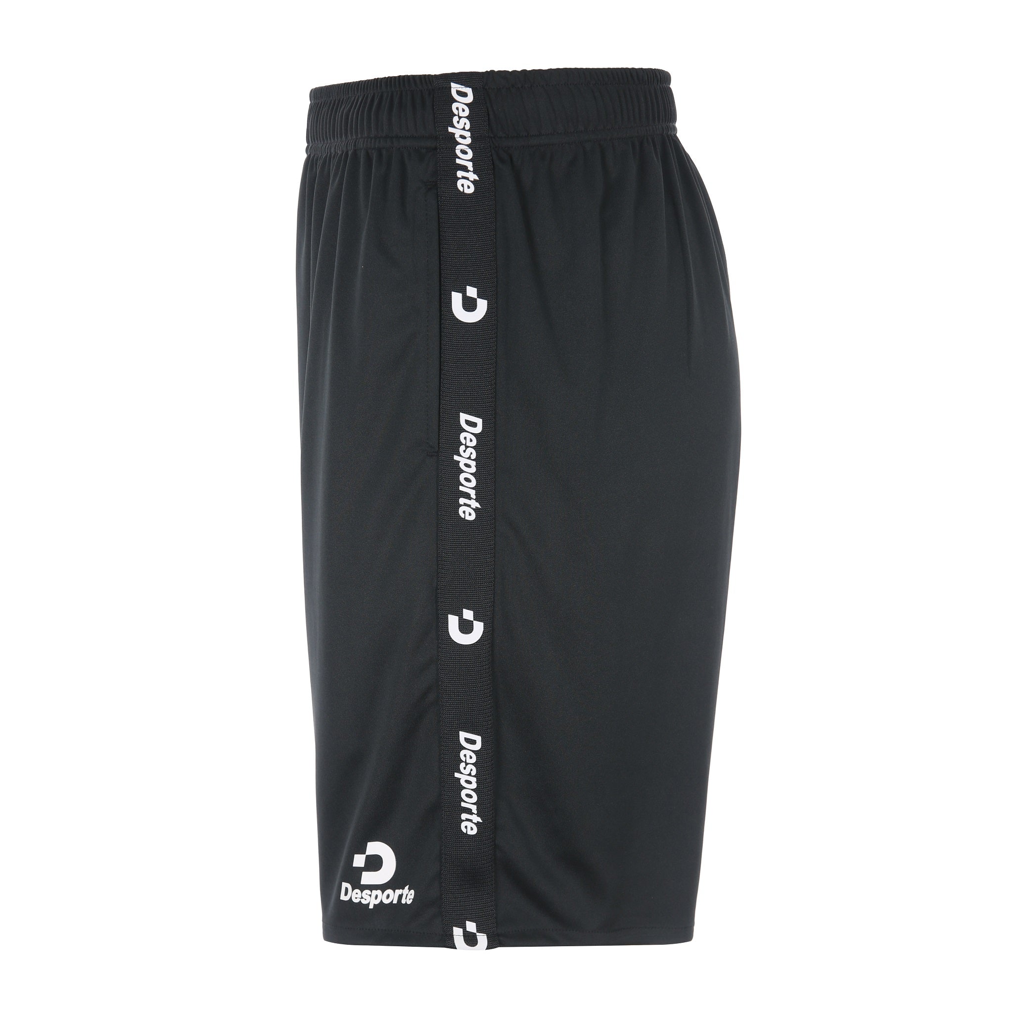 Desporte black practice shorts DSP-BPSP-31 side view