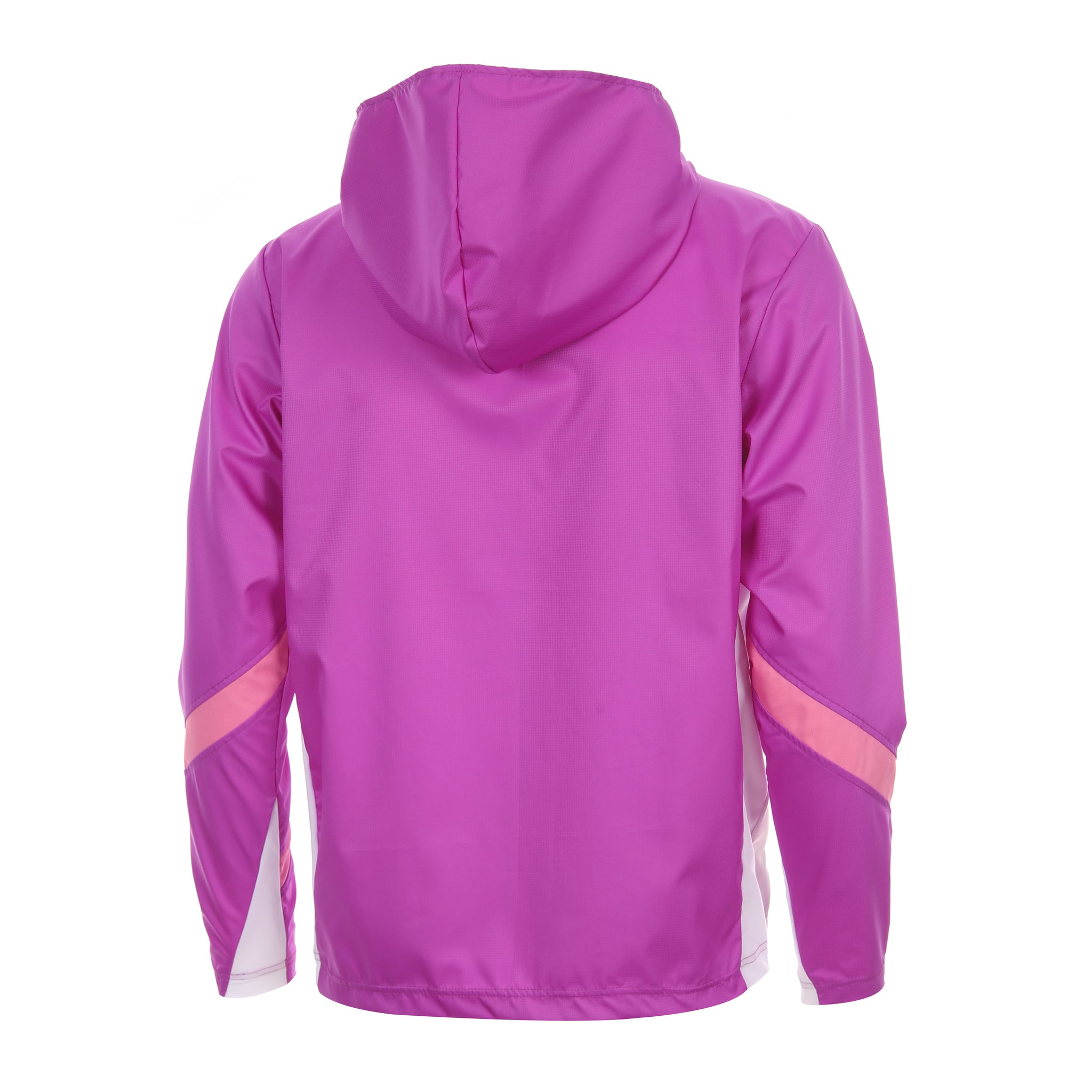 Desporte purple hooded windbreaker PJOSSL back view