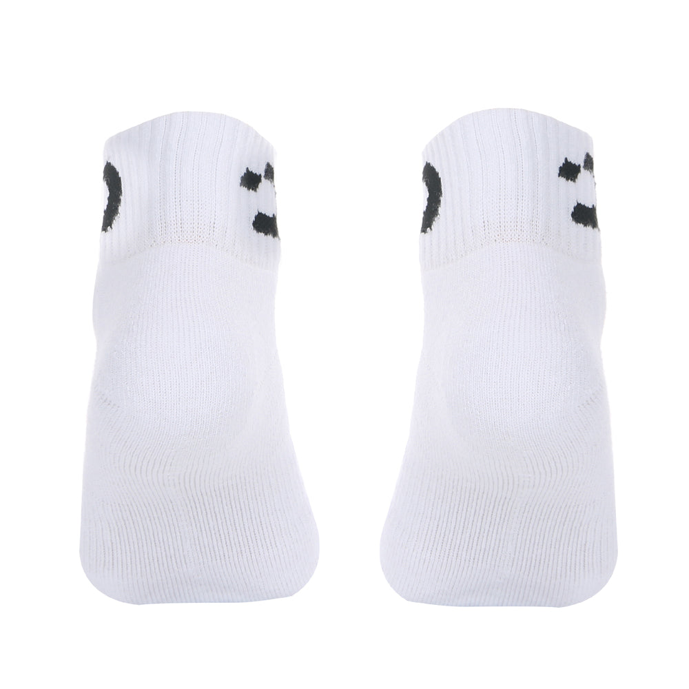 Desporte DSP-3PST01 white ankle socks heel view