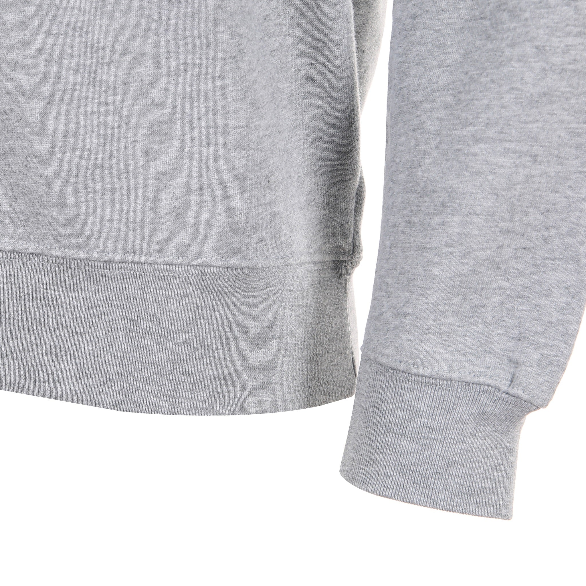 Desporte DSP-SWE-01 gray cotton sweatshirt ribbed cuffs