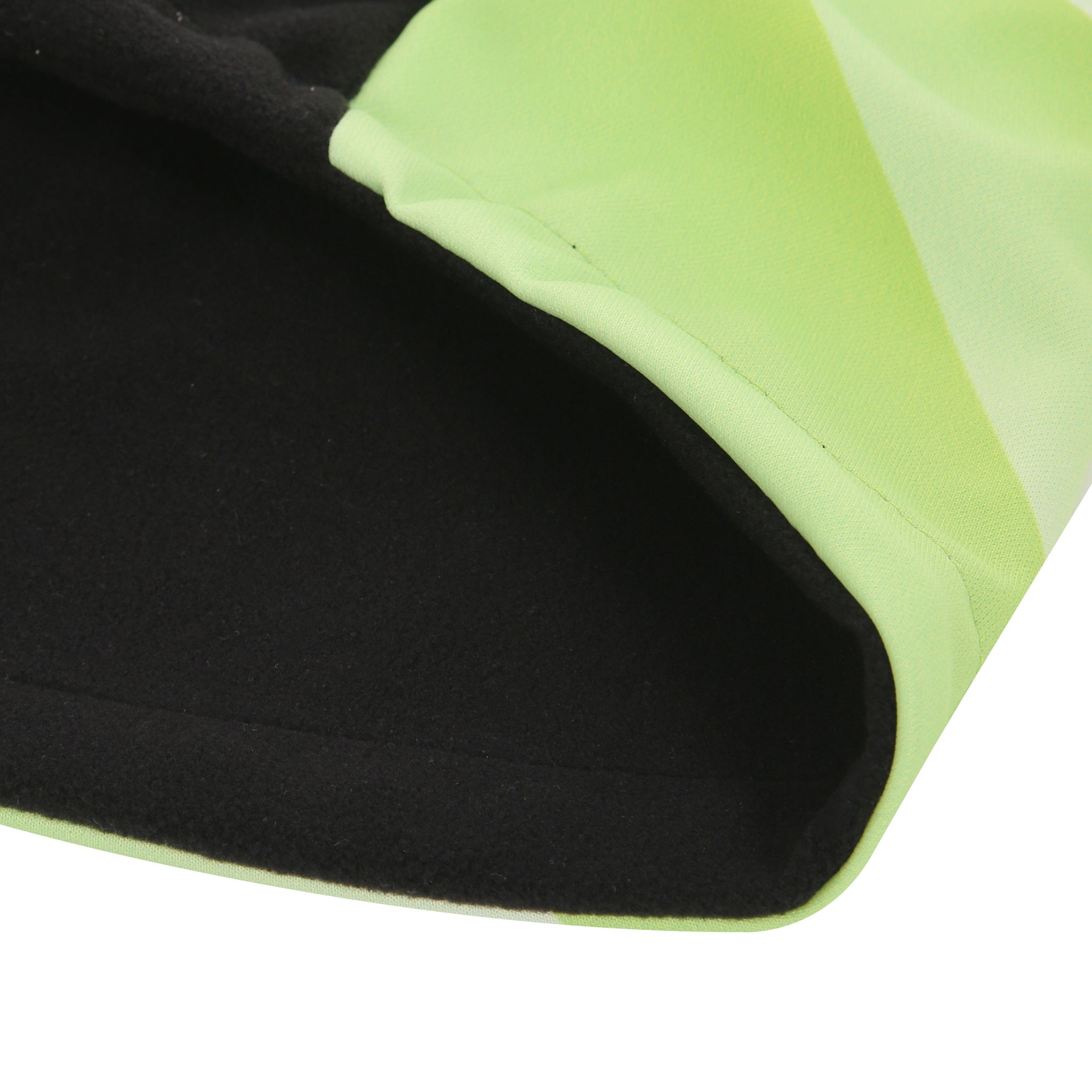 Desporte fleece neck warmer DSP-NW10 lime fleece lining