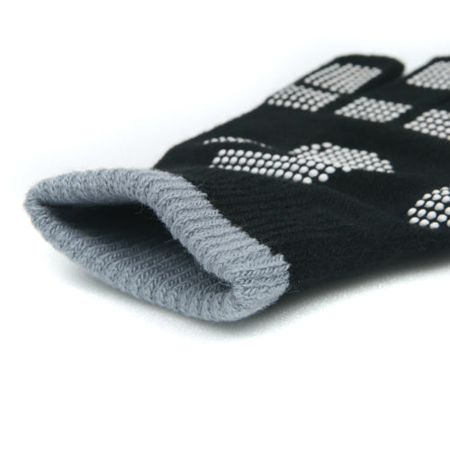 Desporte black warm knitted grip gloves