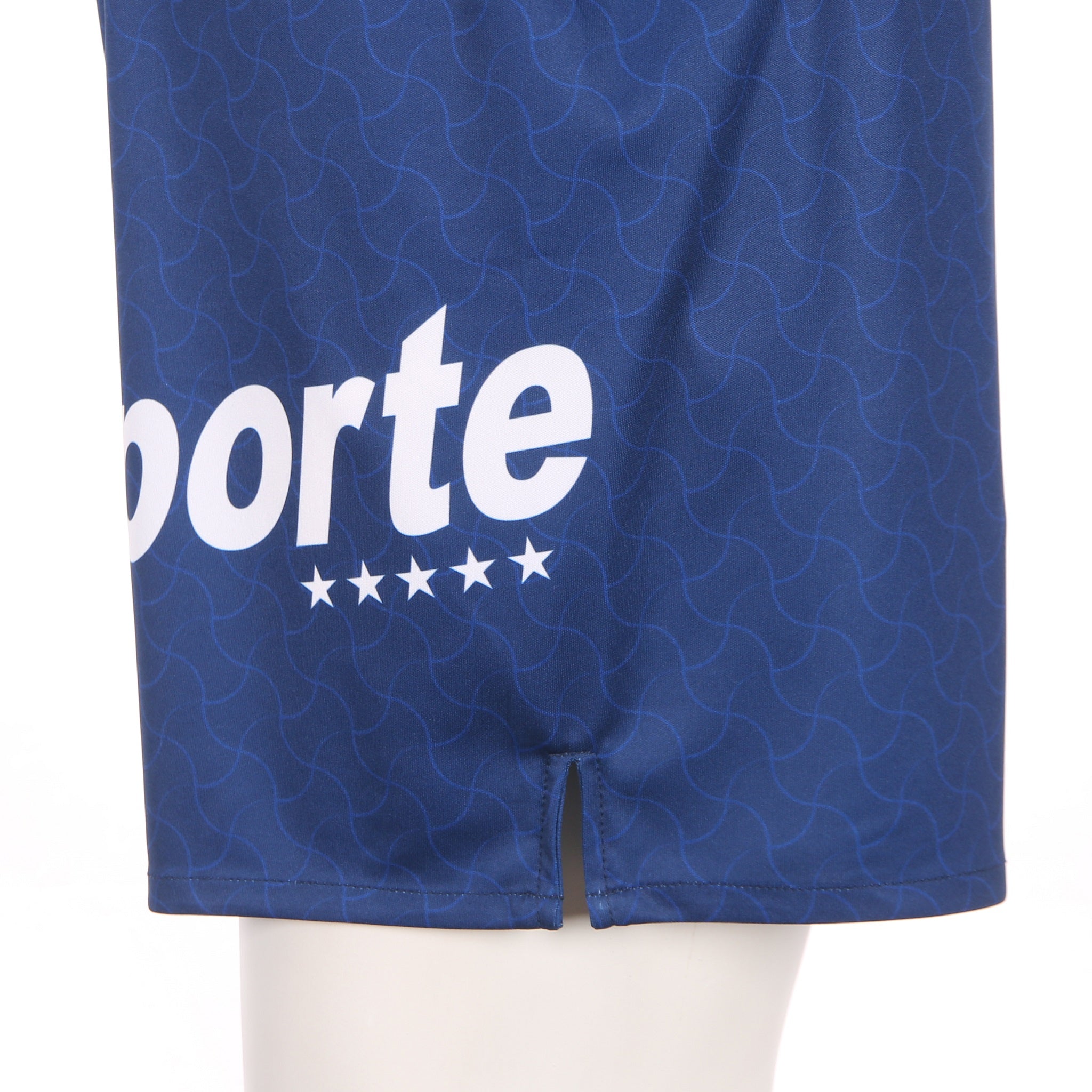 Desporte navy color football practice shorts side view