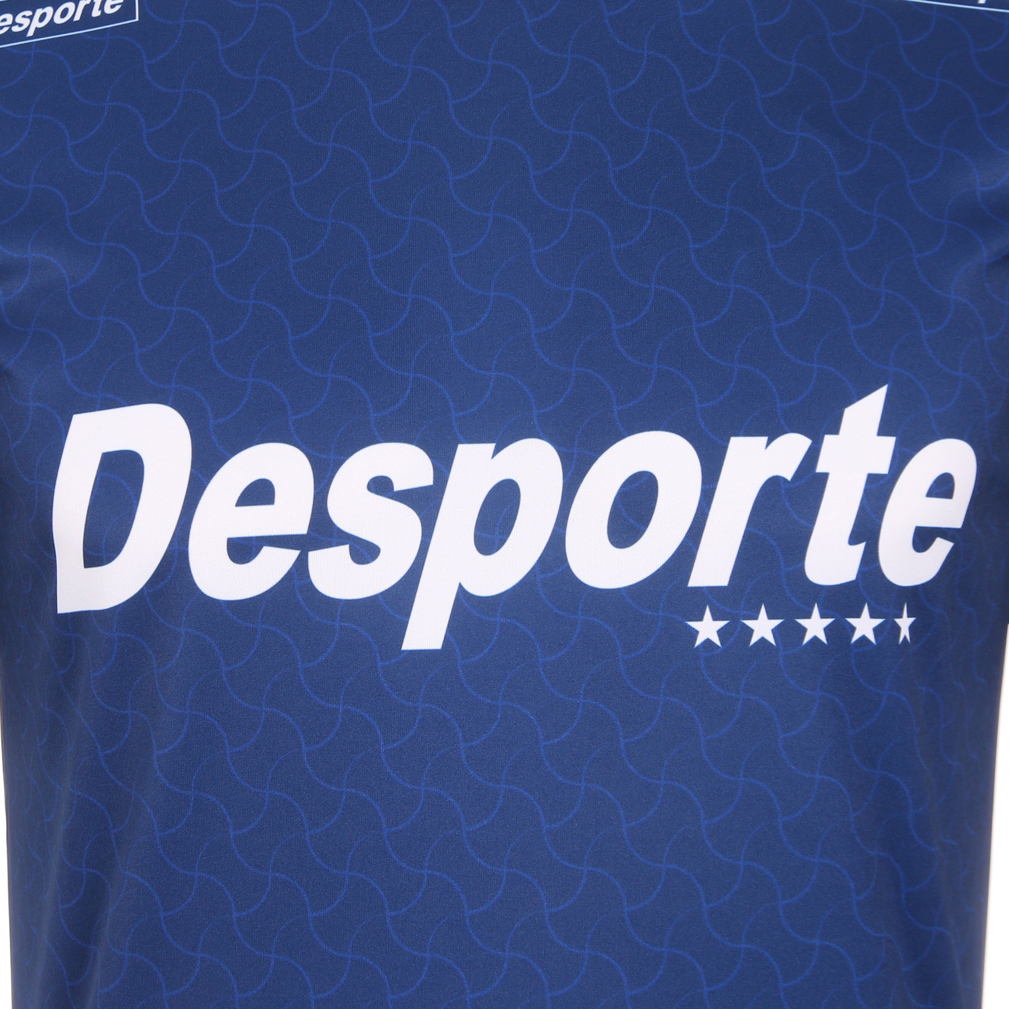 Desporte navy color quick dry football jersey chest logo