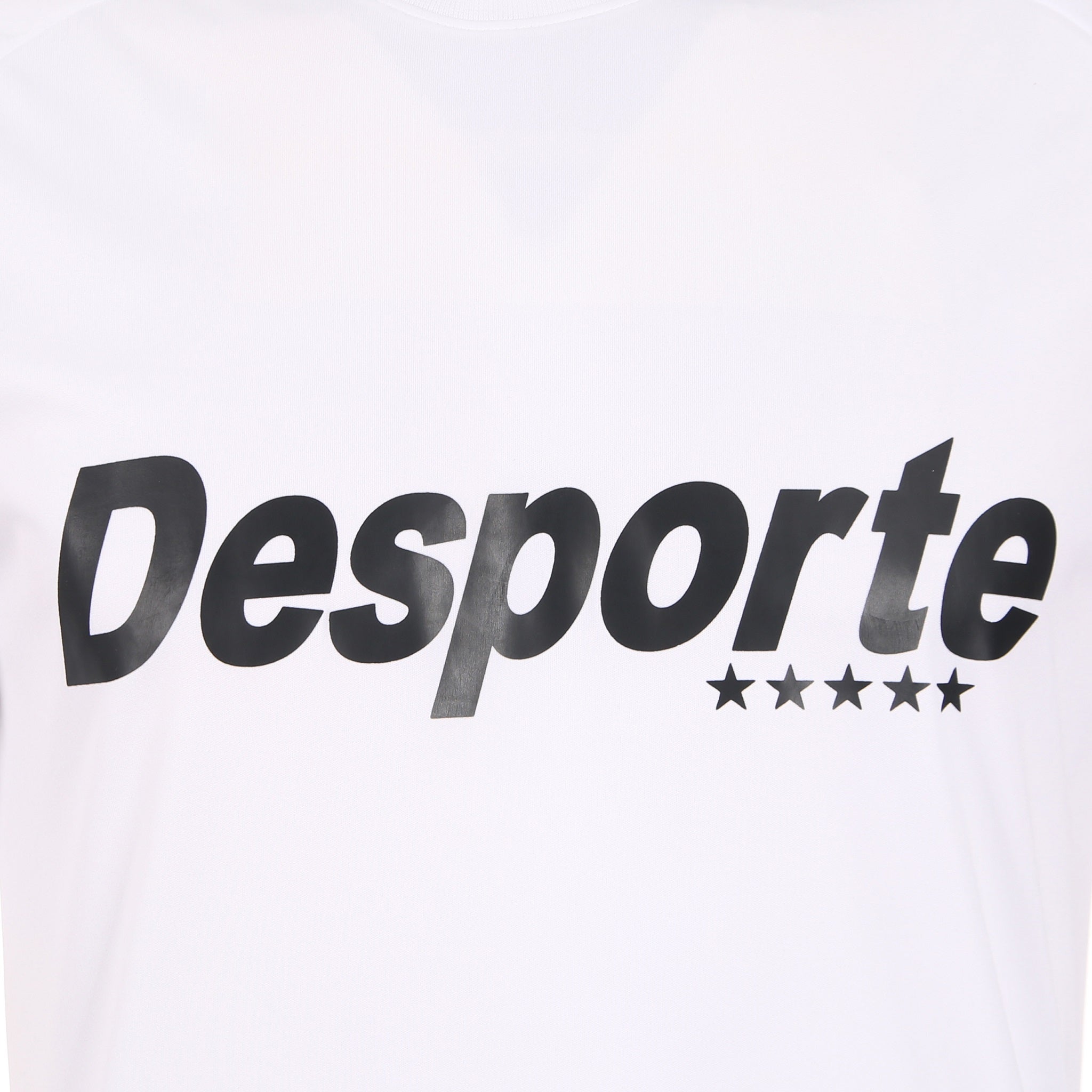 Desporte white black football practice jersey chest logo