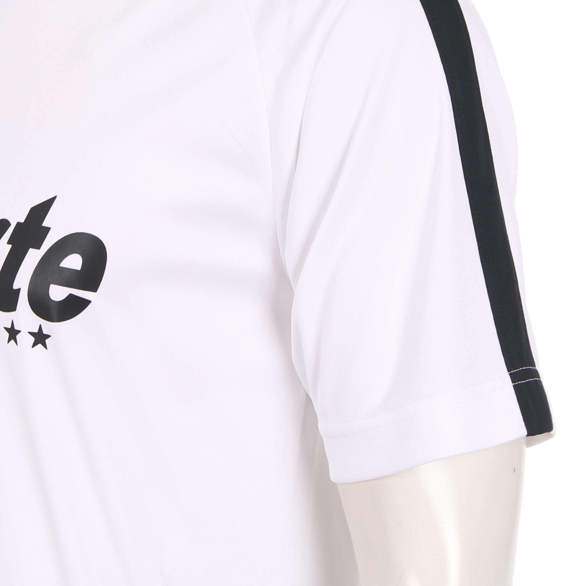 Desporte white black football practice jersey short sleeve