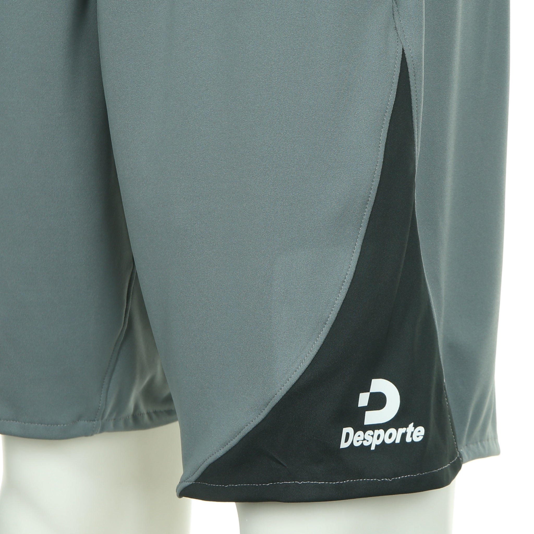 Desporte practice shorts, DSP-BPSP-20, gray, logo